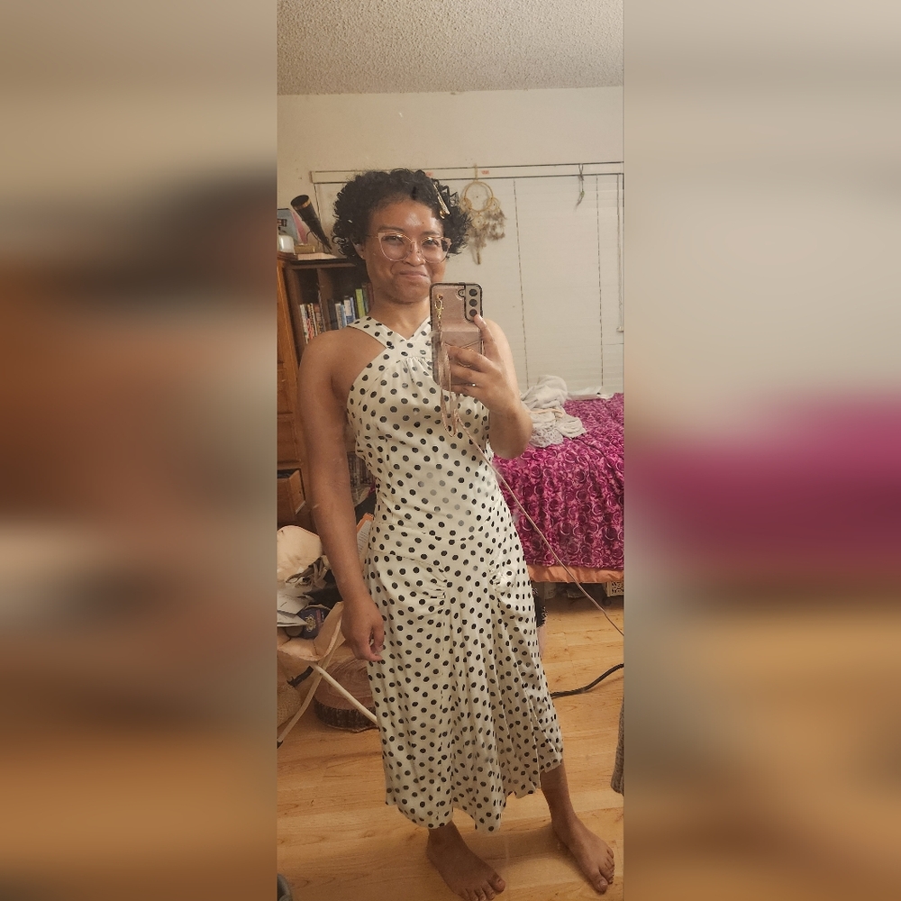 Marilyn Monroe Polka Dot Hallway Dress Repro